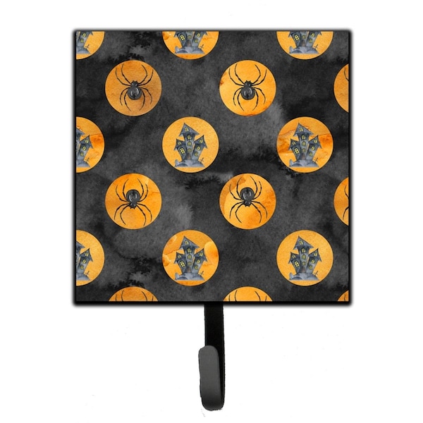Carolines Treasures Watecolor Halloween Circles Leash or Key Holder, 4.25 x 1 x 7 in. BB7529SH4 - main
